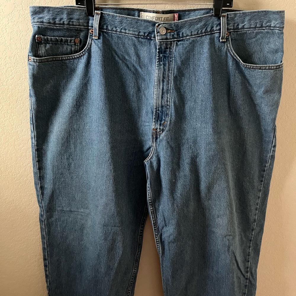 Levi’s Big & Tall Jeans | Waist 46 x Length 30 | 100% Cotton | Relaxed Fit - Picture 2 of 13